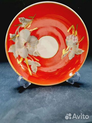 Большое блюдце от знаменитой советской чайной пары