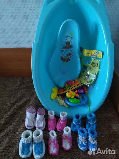 Ванночка для купания с горкой