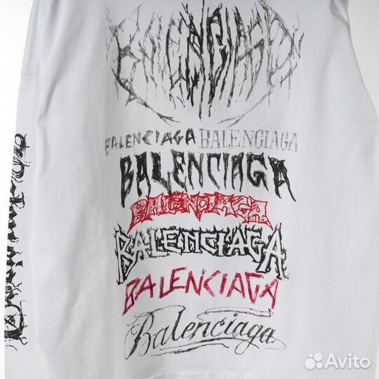 Свитшот Balenciaga DIY Metal