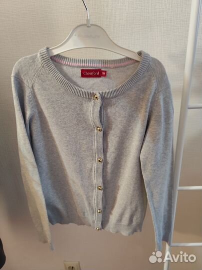 Форма для девочки серая 134 пакетом