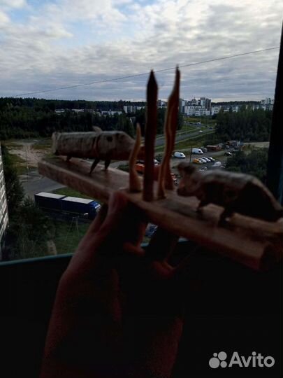 Деревянная рыба, статуэтка