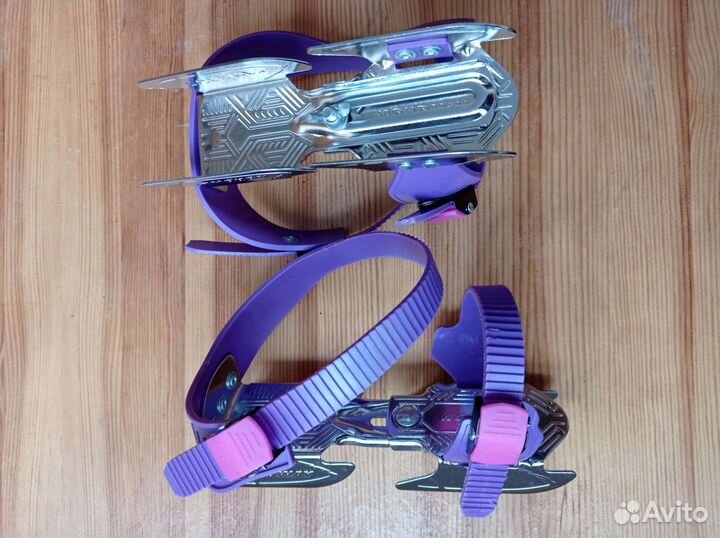 Коньки детские двухполозные раздвижные 