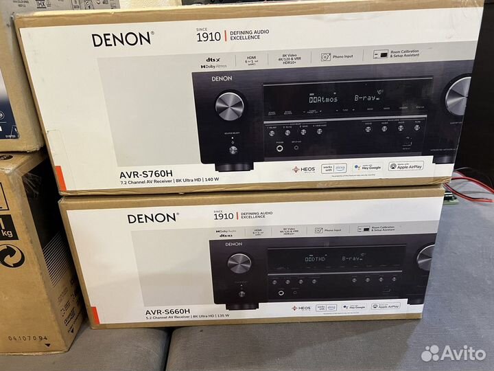 Ресивер Denon AVR-660H Wifi Heos 8k Dolby