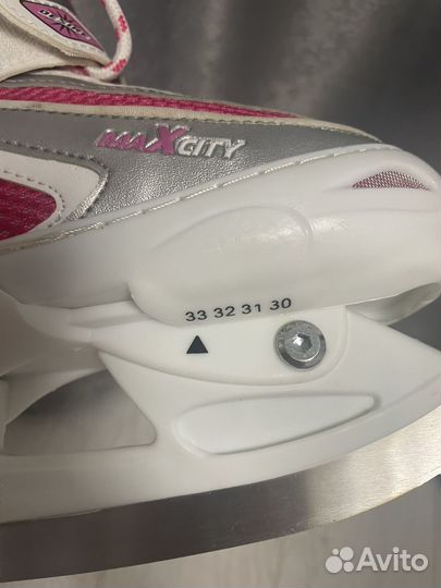 Коньки детские раздвижные 30-33