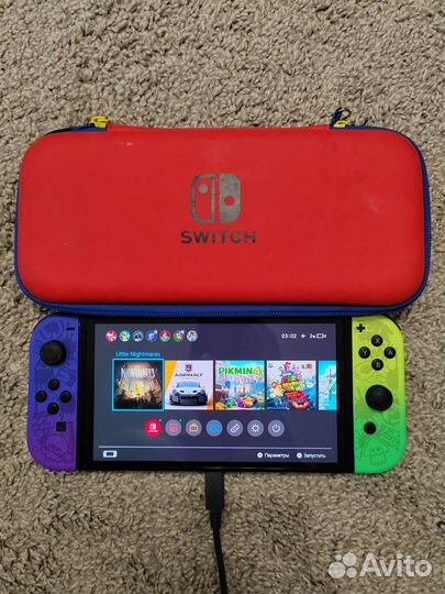 Nintendo switch oled 64 гб+128