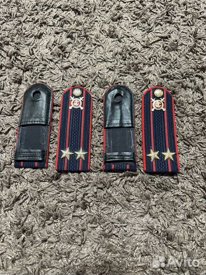 Погоны полиции для кожаной куртки