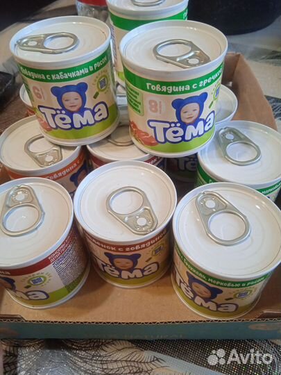 Мясное пюре Тёма