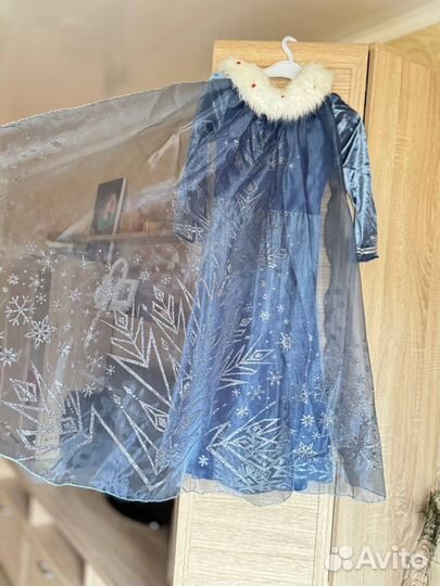 Новогоднее платье Эльзы 128 см