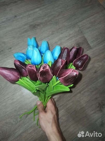 Искусственные тюльпаны