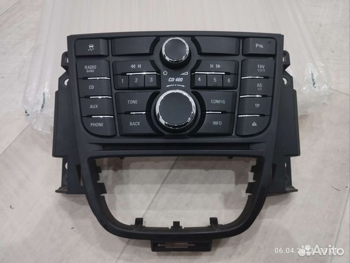 CD400 Opel Astra J штатное головное устройство