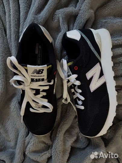 Кроссовки New Balance 515 черно-белые