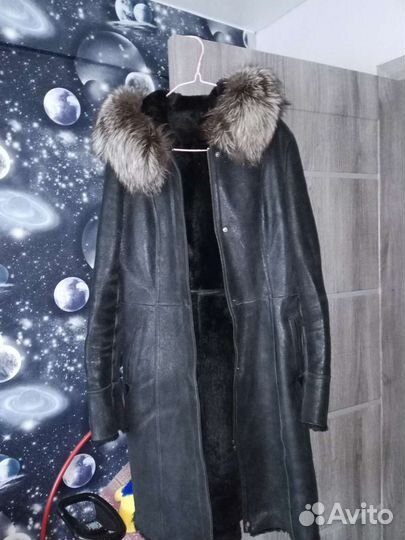 Дубленка натуральная женская с капюшоном