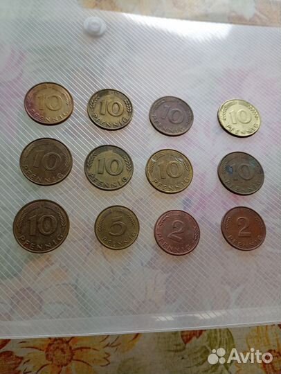 Монеты фрг.одним лотом