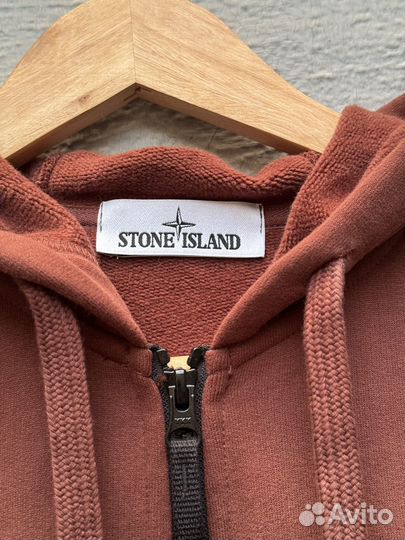 Zip худи stone island Brown (Оригинал Legit)