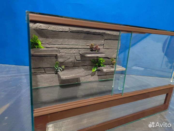 Террариум с декором и без, доставка по РФ