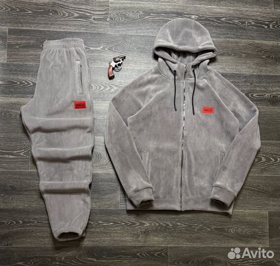 Спортивный костюм Hugo мужской флисовый (Топ)