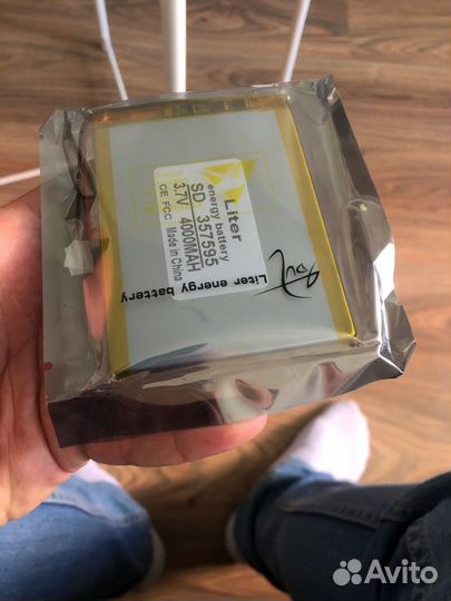 Батарея 2 pin 3,7 4000ман