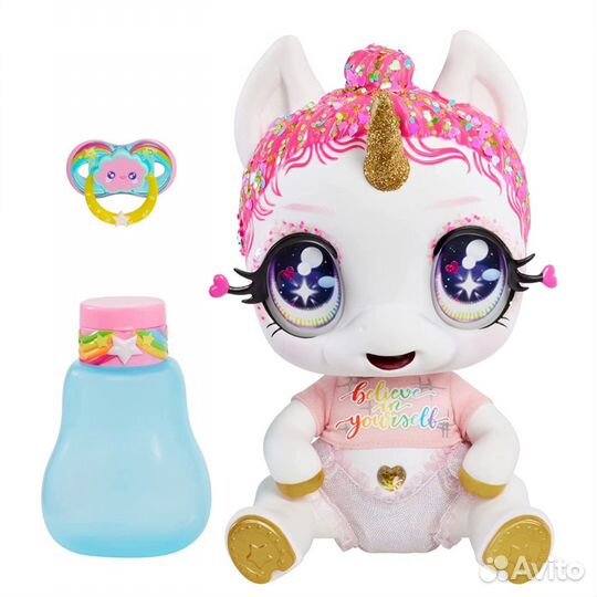 Единорог Glitter Babyz Unicorn белый, оригинал