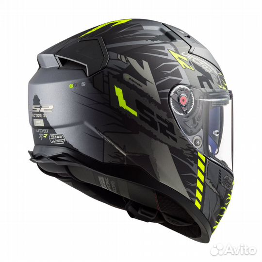 Мотошлем интеграл LS2 FF811 Vector Techbot Solid