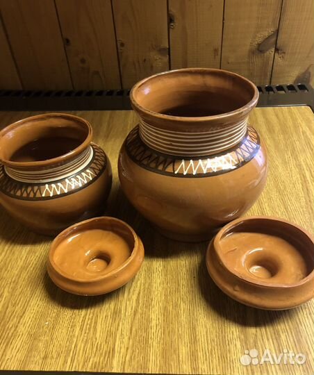 Горшок глинянный для запекания СССР