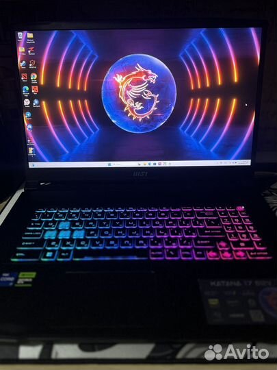Игровой Msi katana 17 b12v rtx 4050 i7 12th