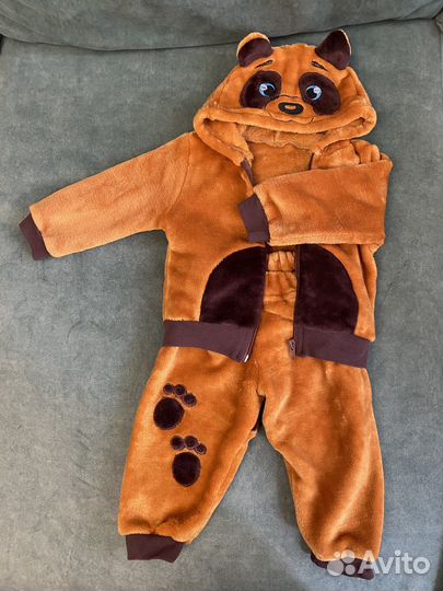 Костюм мишки на мальчика 9-12 мес