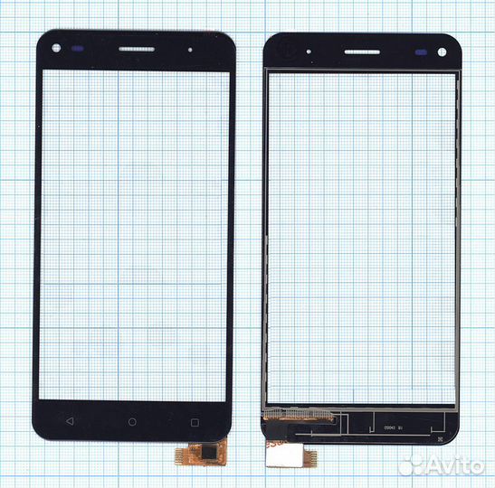 Тачскрин Fly FS507 Cirrus 4 черный