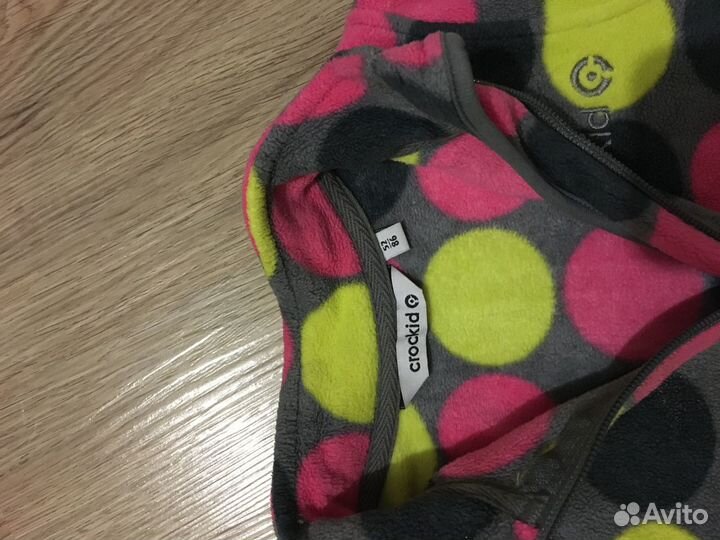 Флисовая кофта для девочки Крокид