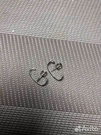 Вариативные серьги (серебро) Dark Rain Debare