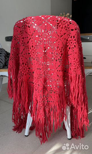 Шаль/ платок, шерсть (винтаж)