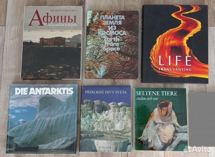 Фотоальбомы с видами природы, животными, городами