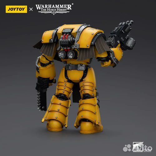 Подвижная фигурка joytoy Warhammer 40000 Imperial Fists Legion Cataphractii Terminator Squad Legion