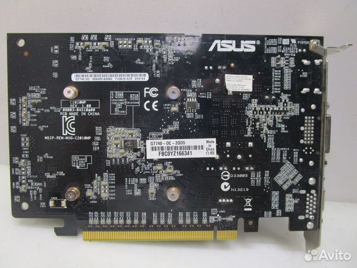 Видеокарта 2Gb Asus Geforce GT740-2GD5