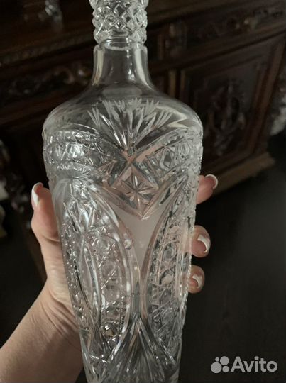 Графин хрустальный периода СССР