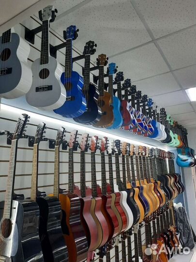 Гитары и Укулеле большой выбор