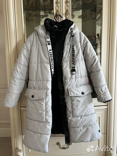 Пуховик зимний, 134-140