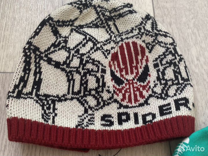 Новые шапки и снуд для мальчика 46-48 см 9-12 мес