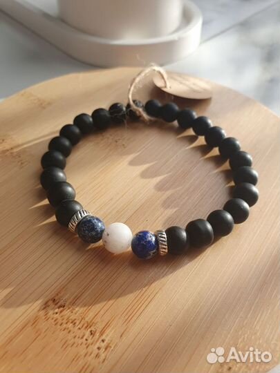 Браслеты из натуральных камней большого размера
