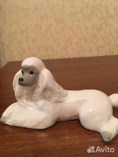 Фарфоровые статуэтки собак лфз