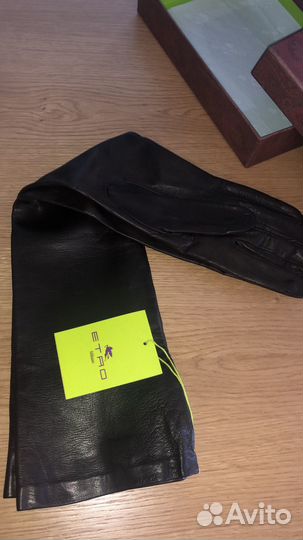 Перчатки женские кожаные