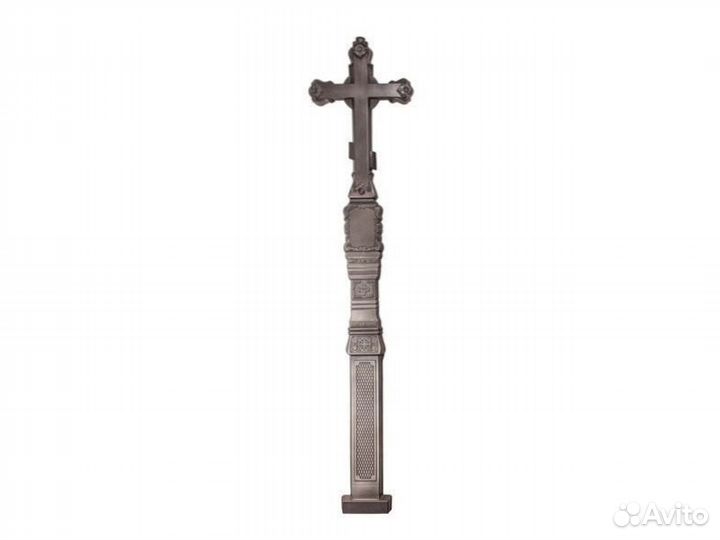 Крест надгробный каменный