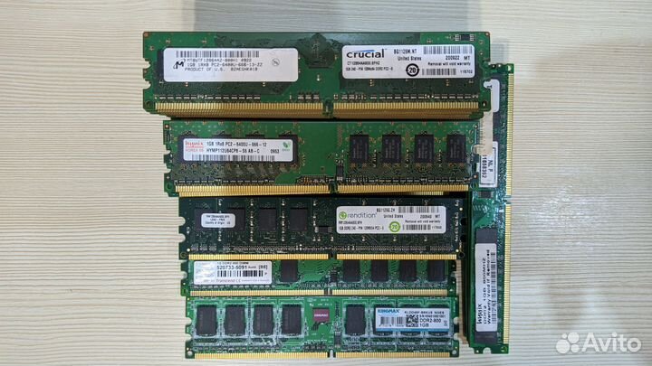 Оперативная память DDR, DDR2 1Gb