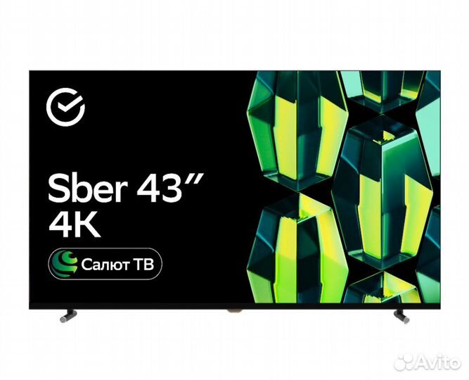 Телевизор Sber UHD 4K RAM 2GB (43диагональ)