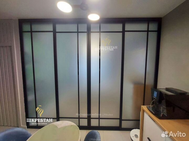 Раздвижные перегородки для зонирования