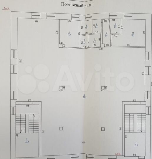 Помещение свободного назначения, 320 м²