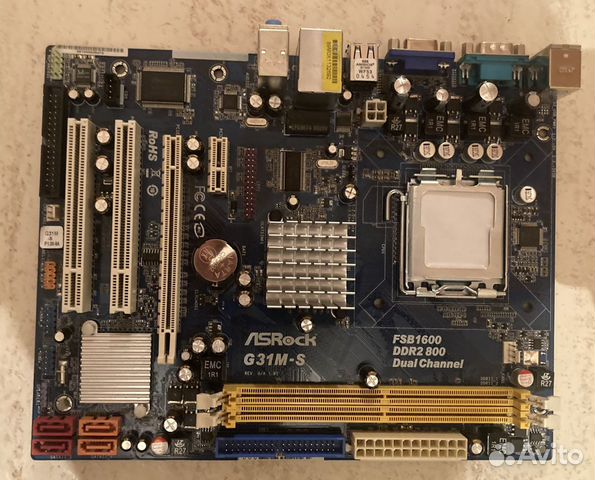 Материнская плата Asrock G31M-S LGA775