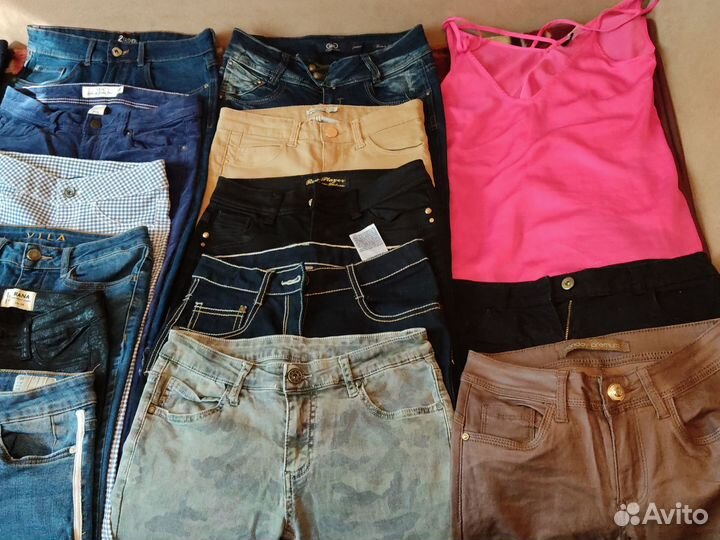 Джинсы на девочку 158