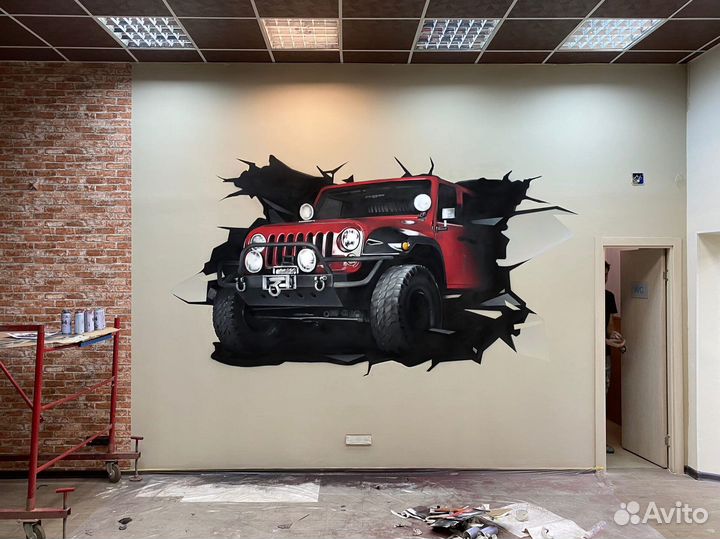 Роспись стен. Граффити, графический дизайн