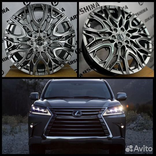 Комплект колес с коваными дисками для Лексус LX600