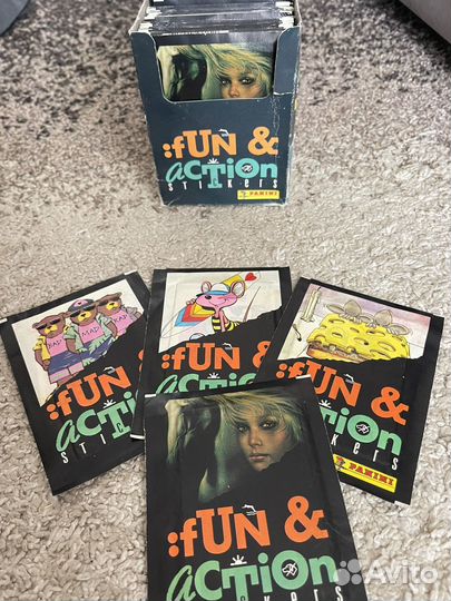Panini Fun&action блок наклеек